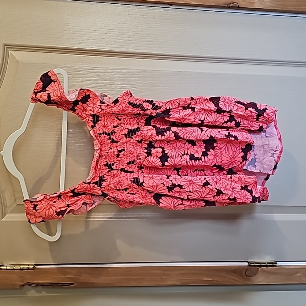 Isabel Pink Floral Medium Tank Top Blouse - Picture 3 of 3
